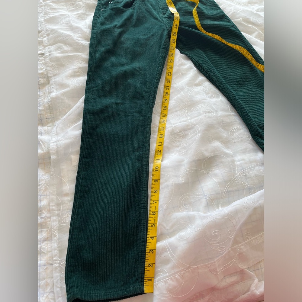 PACSUN Slim Taper Men’s 29/30 Green Corduroy Pants - Picture 8 of 9